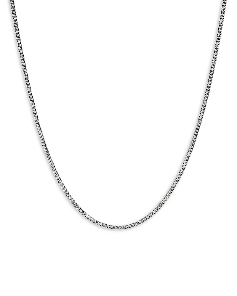 John Hardy Sterling Silver Curb Chain Necklace, 20