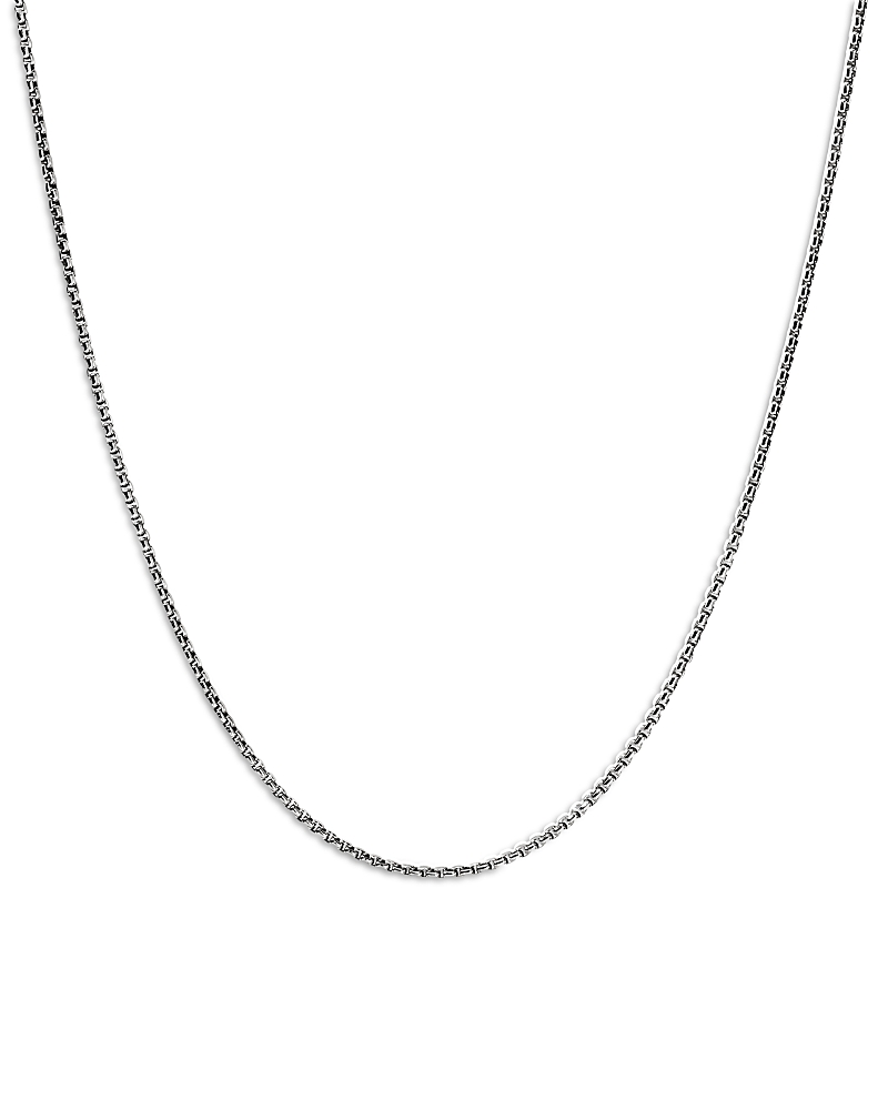John Hardy Men's Sterling Silver Chain Box Link Necklace, 18