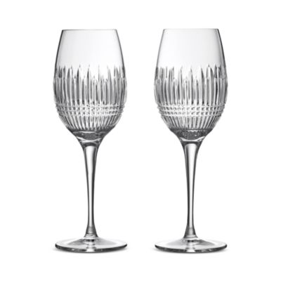 Lismore Diamond Essence Medium White Wine Glasses, Set of 2