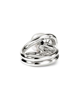 Sterling Silver Surf Cultured Freshwater Pearl Ring