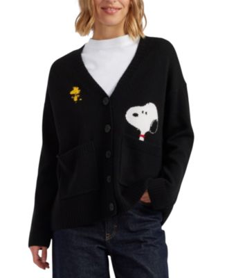 Women's Wool Cashmere Peek Pocket Cardigan