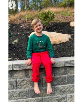 Unisex Reindeer Games Crewneck Long Sleeve T-Shirt - Baby, Little Kid, Big Kid