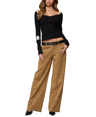 Nattie Off Shoulder V Neck Top