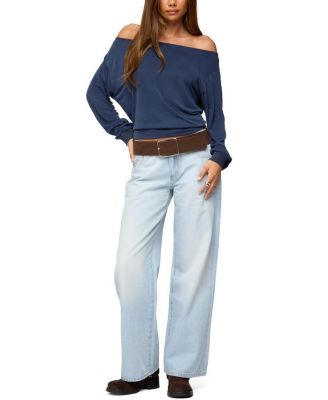 Nannie Off Shoulder Oversized Top