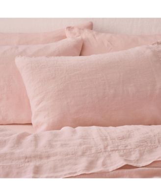 Linen Blend Pillowcase Pair, Queen