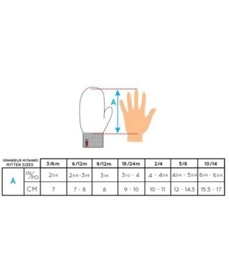  Girls' Lined Mittens - Baby