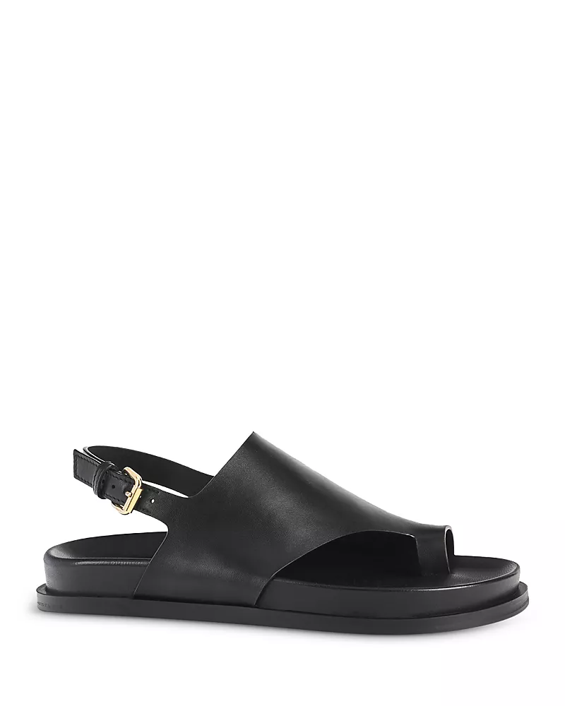 Agl Women's Leather Flat Sandals