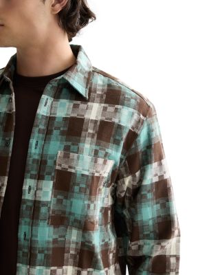 Abstract Check Relaxed Fit Shirt