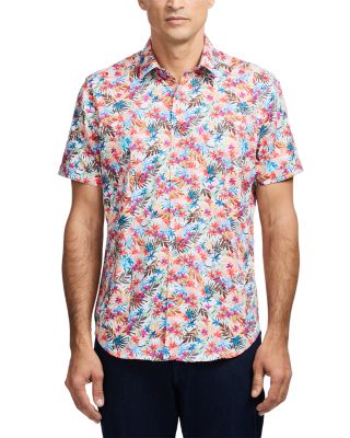 Floral Short Sleeve Woven Shirt