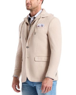 Jetset Woven Sport Coat & Drawstring Hoodie
