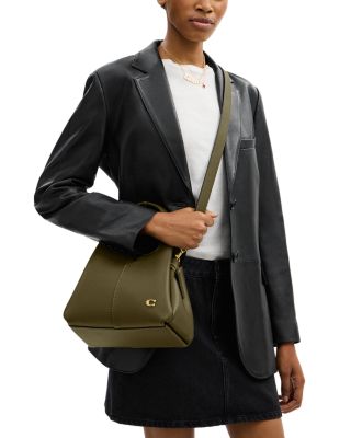 Lana 23 Pebbled Leather Shoulder Bag