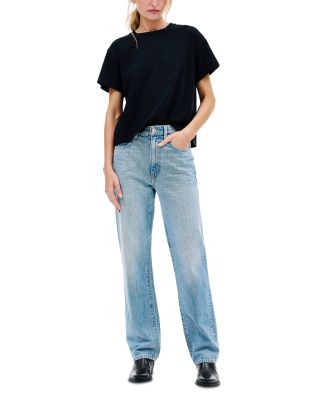 London High Rise Straight Jeans in Heartache
