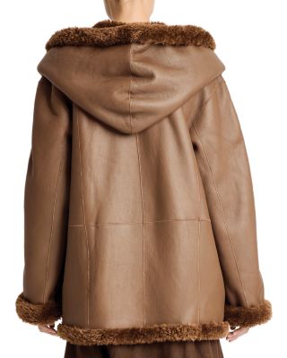 Shearling Hooded Jacket