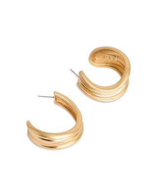 Flavia Fluid Hoop Earrings