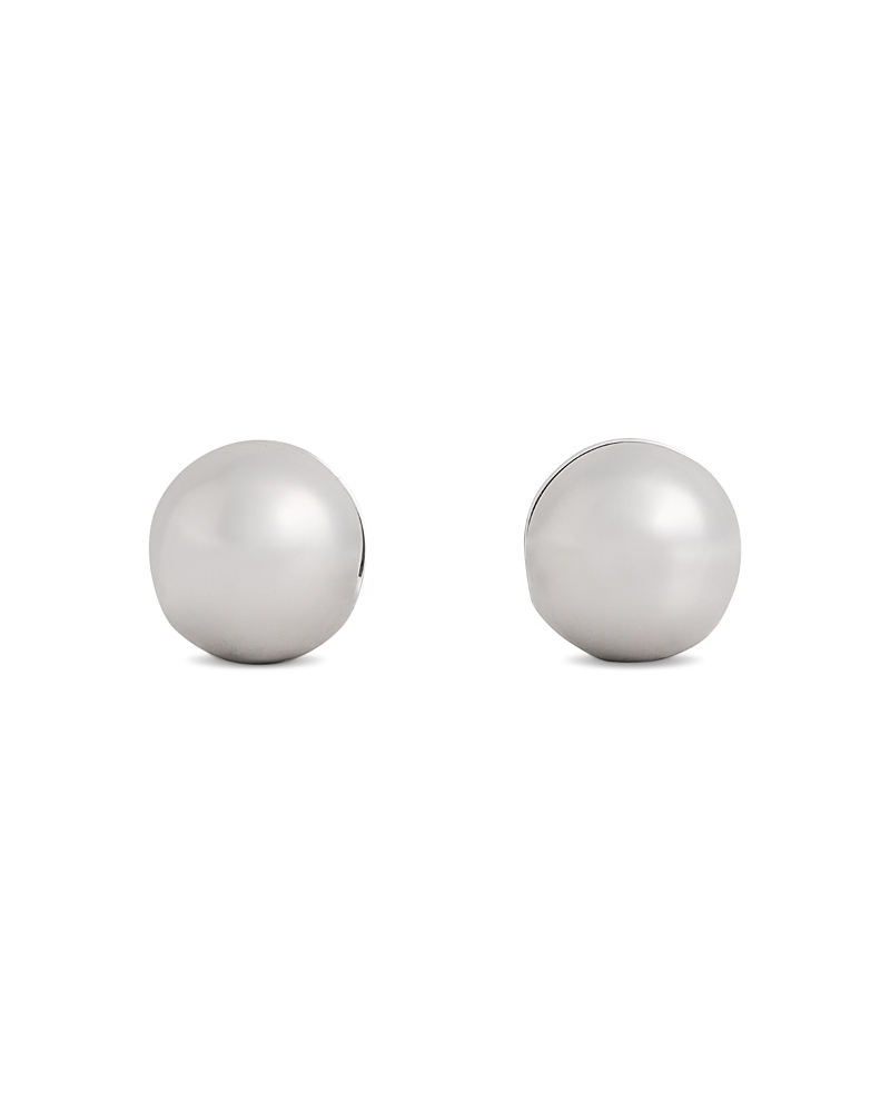 Reiss Pollie Polished Ball Huggie Earrings