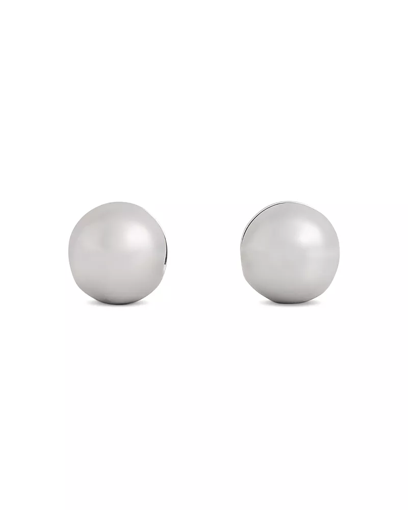 Reiss Pollie Polished Ball Huggie Earrings