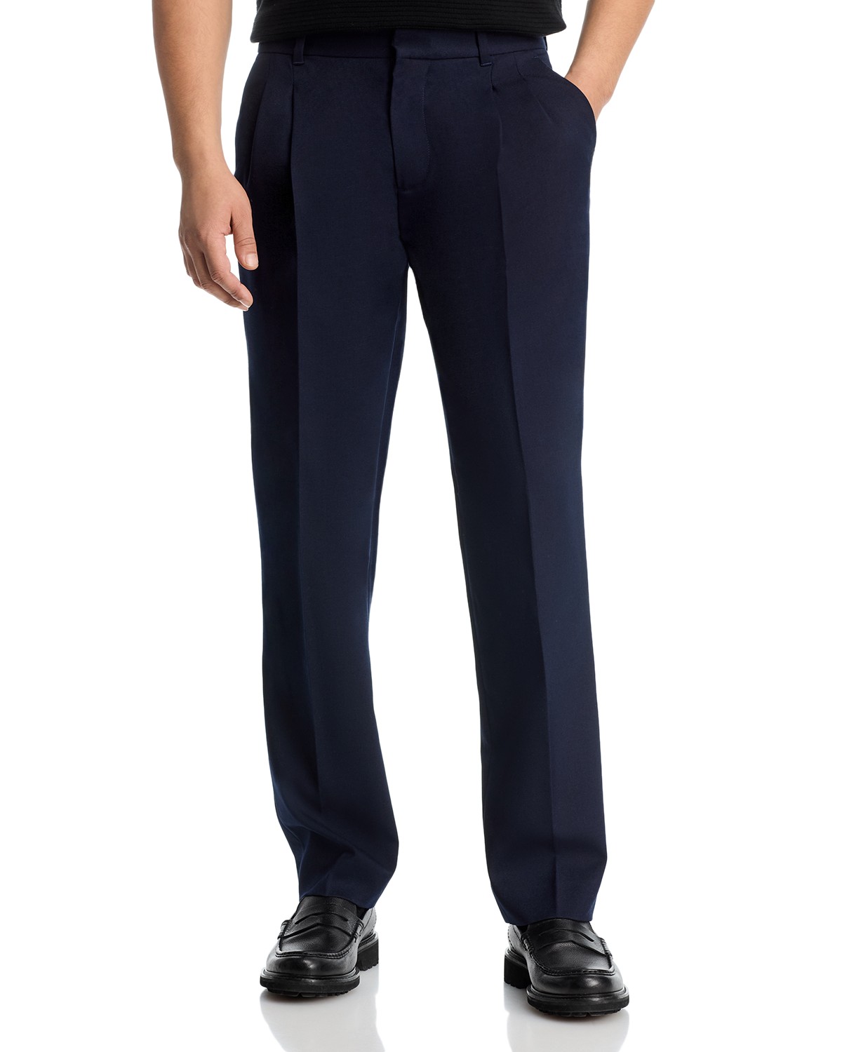 Simkhai Men's Bramble Pleated Pants in Midnight