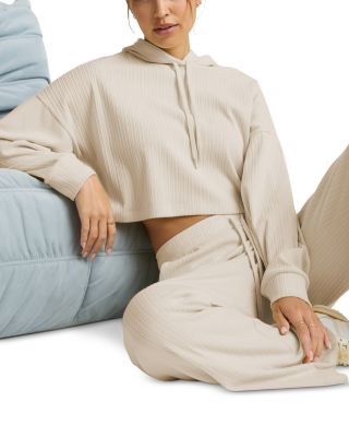 Breathe Easy Ribbed Hoodie