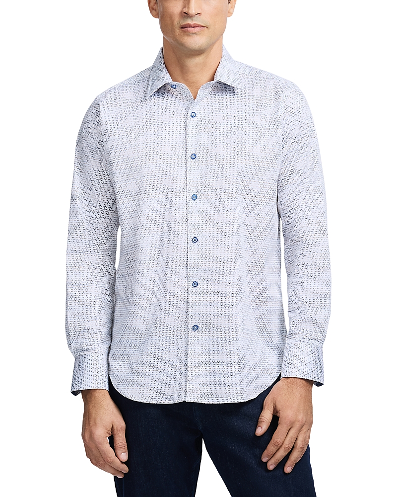 Robert Graham Akehurst Patterned Long Sleeve Woven Shirt