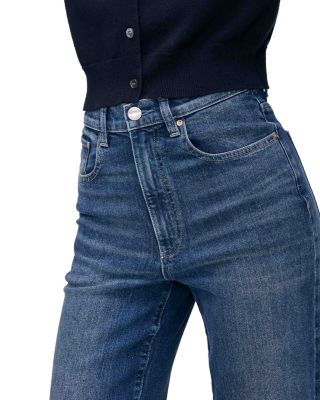 Karmine Refined High Rise Wide Leg Jeans in Clearwater