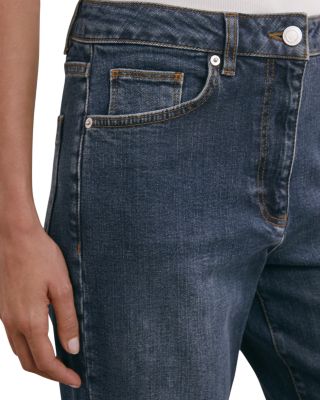Selin High Rise Straight Jeans in Antique Mid Blue