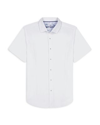 Reid Textured Short Sleeve Woven Shirt