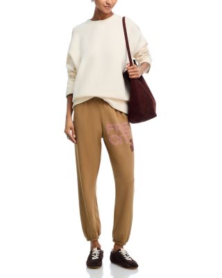 Cotton Logo Sweatpants in Pinkbird