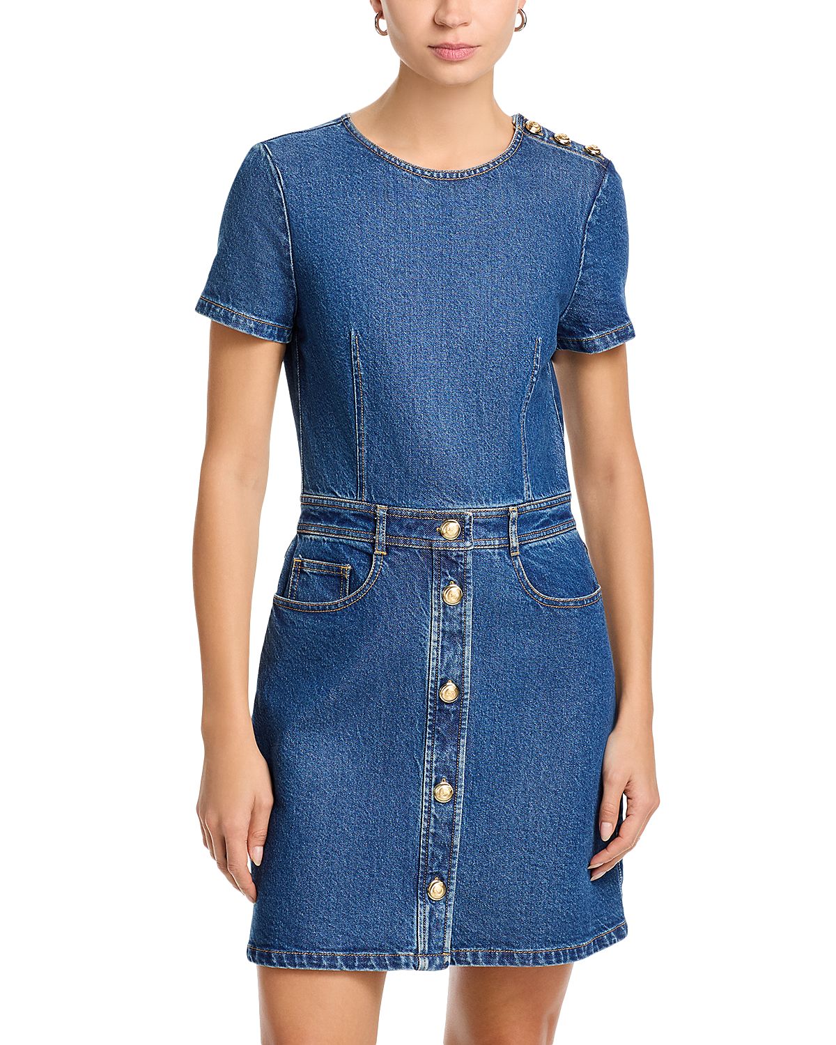 Cinq a Sept Niya Denim Mini Dress