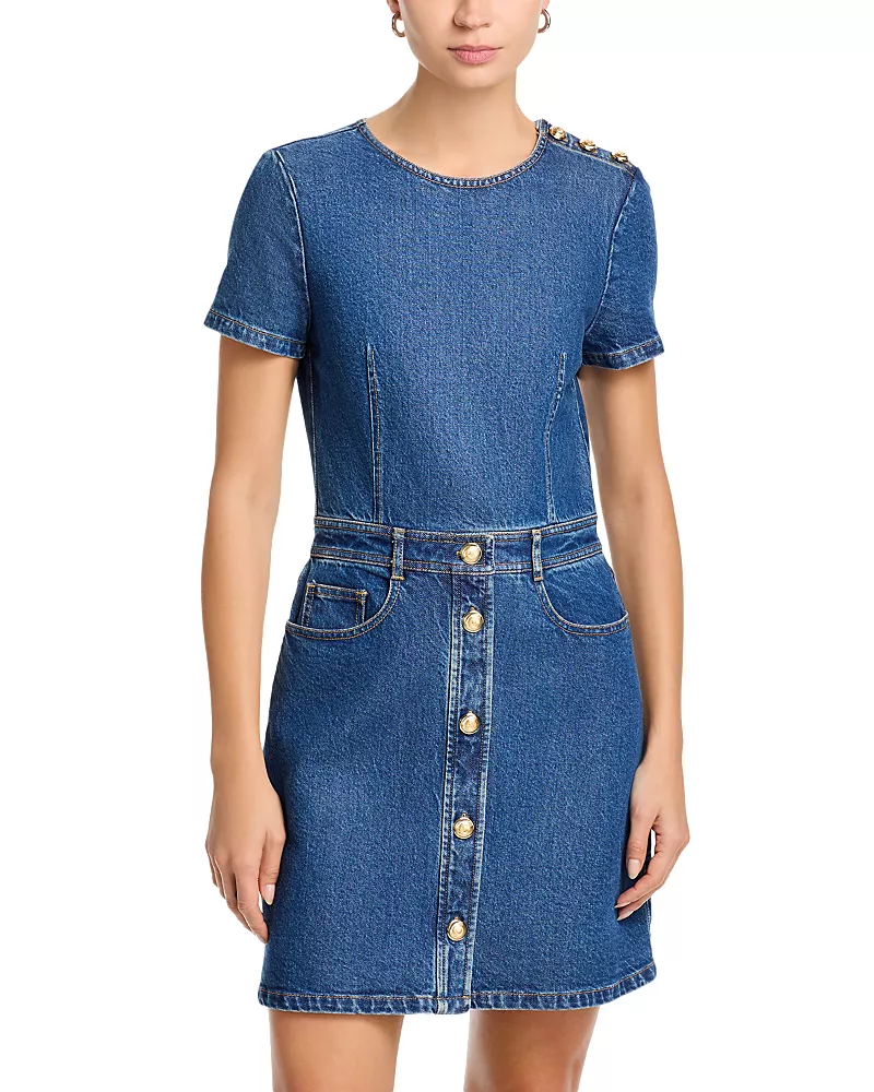 Cinq a Sept Niya Denim Mini Dress