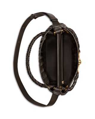 Andiamo Small Intrecciato Leather Bucket Bag