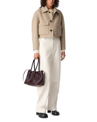 Pinacoteca Intrecciato Leather &amp; Suede Reversible Tote