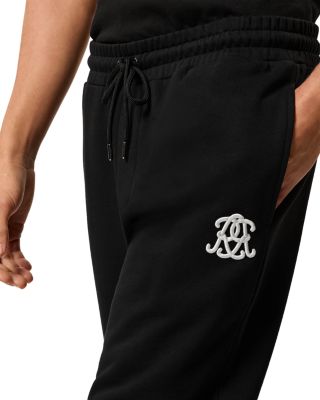 Mellor Drawstring Wide Leg Embroidered Joggers