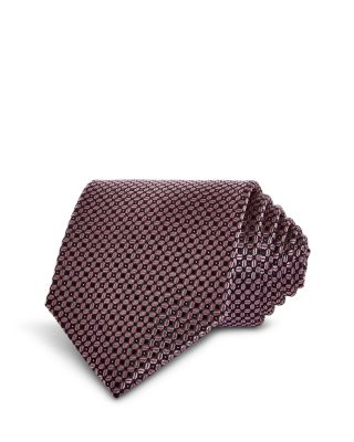 Silk Classic Geometric Tie - Exclusive