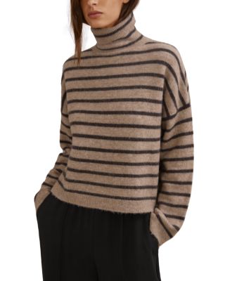 Wynn Striped Roll Neck Sweater