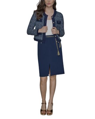 Ruffle Trim Cardigan