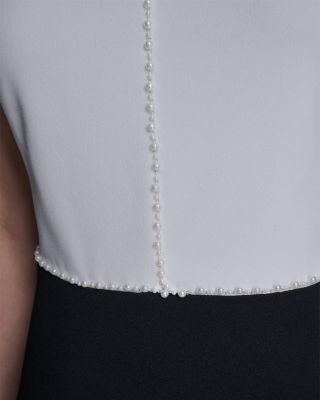 Scuba Crepe Fit &amp; Flare Dress