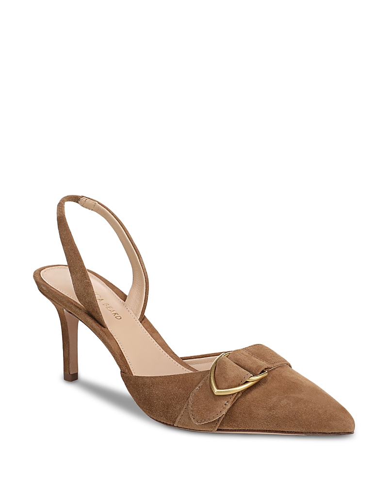 Veronica Beard Loralyn Slingback Pointed Toe Pump In Brown