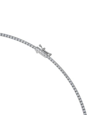 Eternity Certified Lab Grown Diamond Tennis Necklace, 15.75"