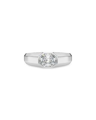 Octagon Certified Lab Grown Diamond Band Ring