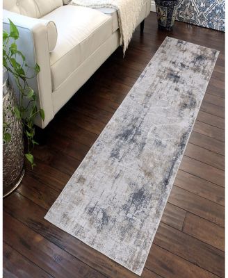 Mink Home Alloy ALL341 Runner Rug, 2'6" x 8