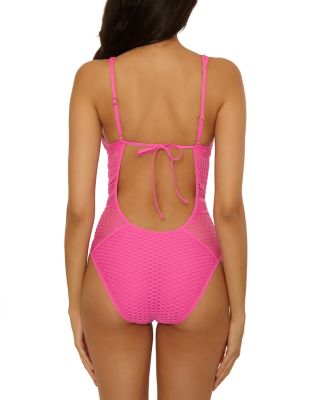 Castaway Plunge One Piece Swimsuit