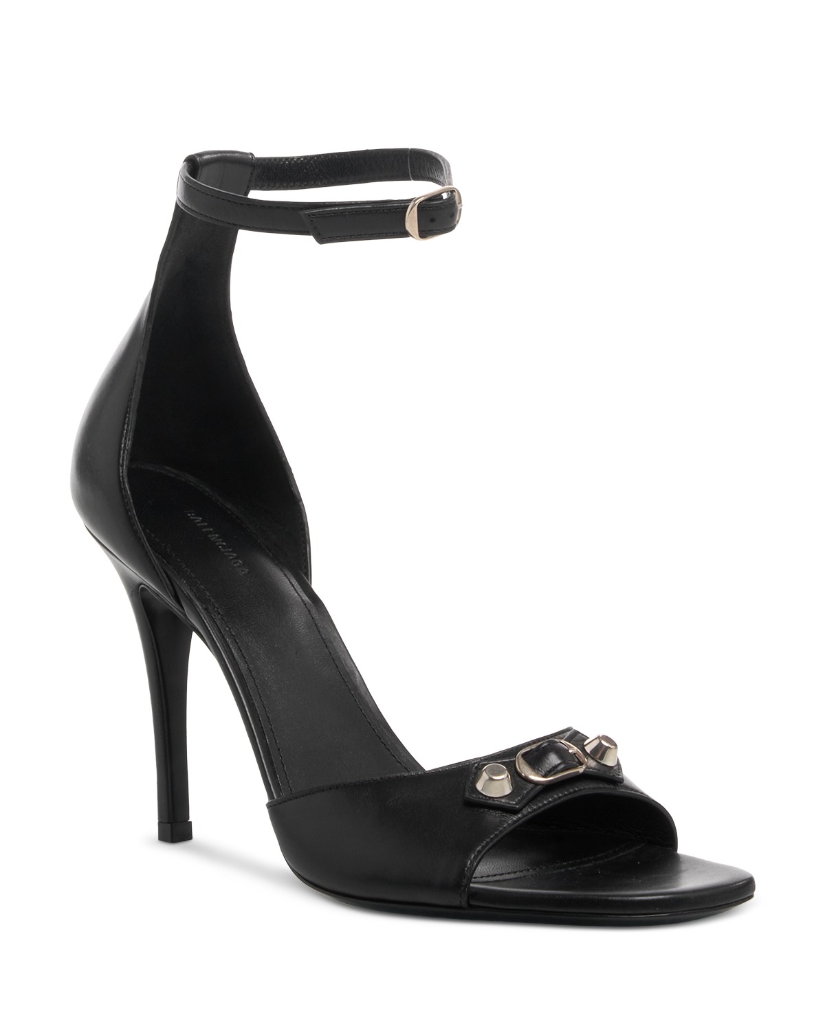 Balenciaga Women's City Uptown Sandals in Black/Silver