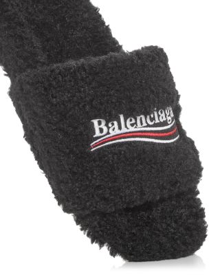 Women's Furry Slide Slippers