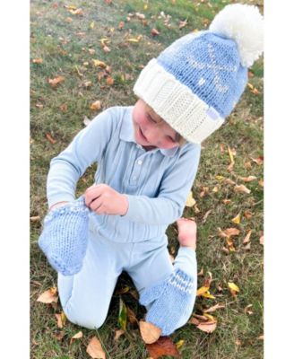  Boys' Blue Knit Mittens - Baby, Little Kid