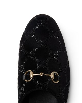 Women's GG Crystal Horsebit Mules