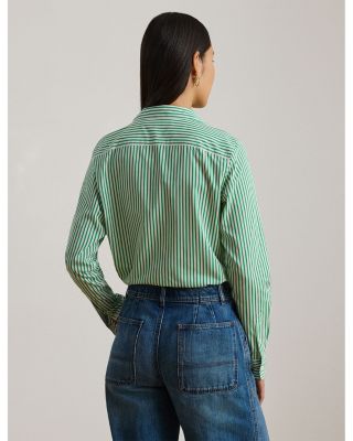 Classic Fit Striped Broadcloth Shirt