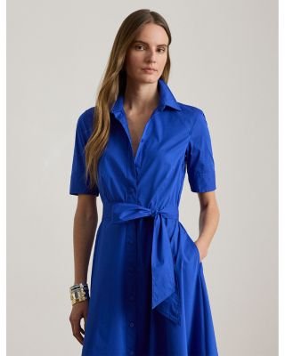 Petites Belted Shirt Dress