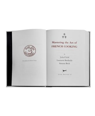  Julia Child: Mastering the Art of French Cooking Leather Bound Book