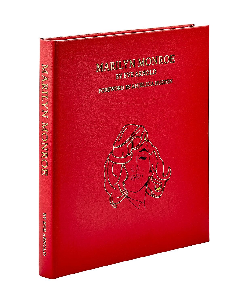 Graphic Image Marilyn Monroe Leather Bound Book In Red