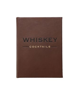  Whiskey Cocktails Leather Bound Book